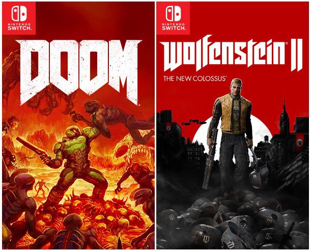 DOOM Wolfenstein Nintendo Switch