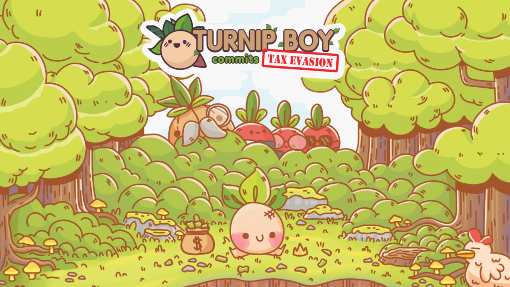 Turnip Boy Commits Tax Evasion, joc gratuit oferit de Epic Games Store