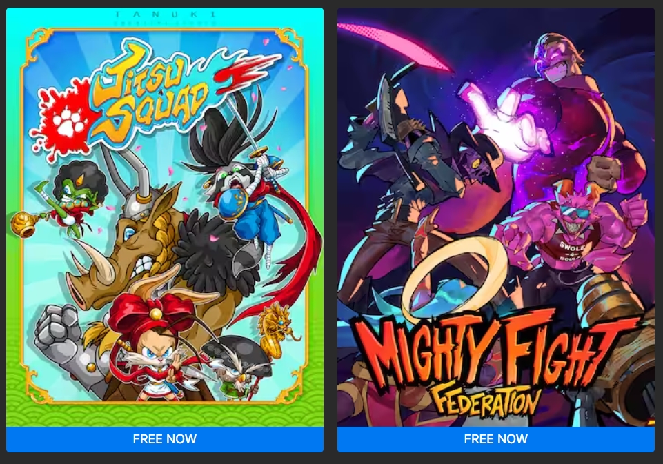 Imagine Joc Jitsu Squad și Mighty Fight Federation, jocuri gratuite oferite de Epic Games Store | 2review.ro
