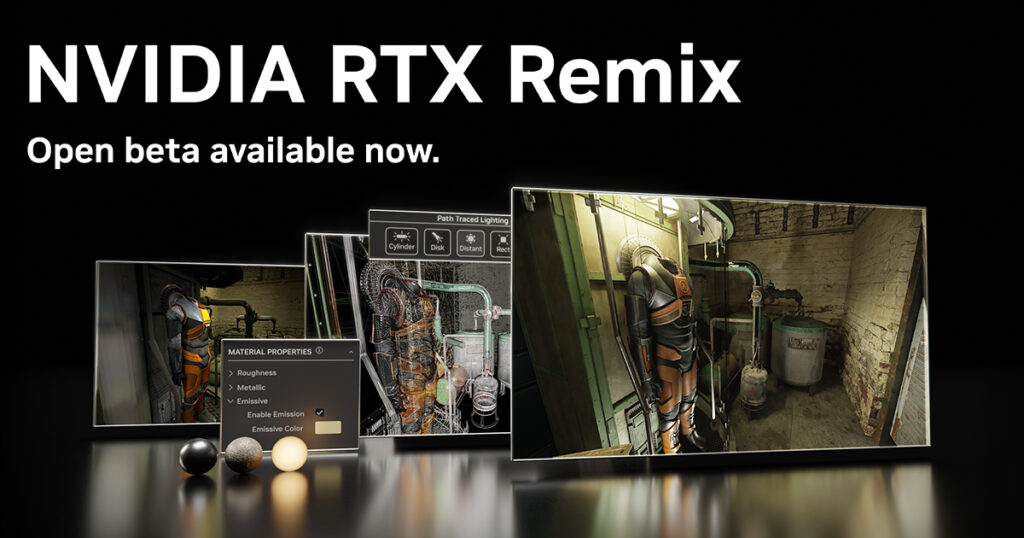NVIDIA RTX Remix Open Beta, unealta de remasterizare a jocurilor clasice, este disponibilă acum în mod gratuit