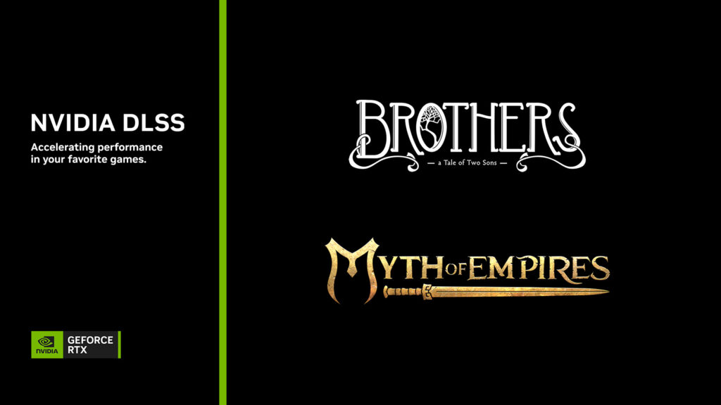 Imagine Joc Brothers: A Tale of Two Sons Remake și Myth of Empires primesc suport pentru DLSS | 2review.ro