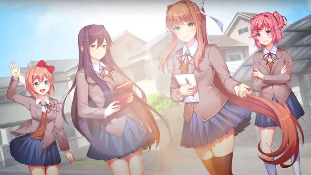 Imagine Joc Doki Doki Literature Club și Lost Castle, jocuri gratuite oferit de Epic Games Store | 2review.ro