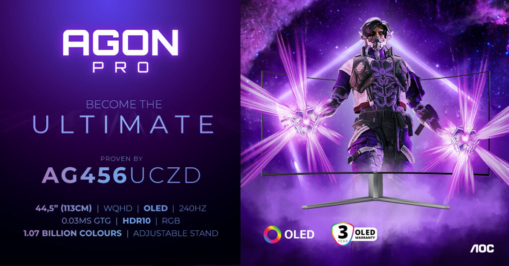 Imagine Joc AGON PRO AG456UCZD, un monitor OLED ultrawide pentru gaming și nu numai | 2review.ro