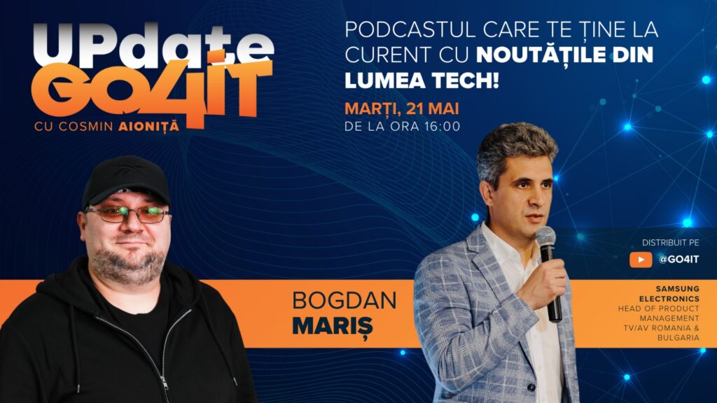 Imagine Joc Lansare podcast Update Go4it. Cosmin Aioniță te ține la curent cu tot ce e nou în tehnologie și gaming | 2review.ro