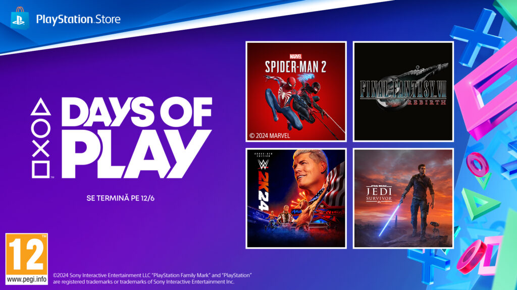 Imagine Joc Days of Play: prețuri speciale pentru jocurile și consolele PlayStation. Recomandările Go4Games | 2review.ro