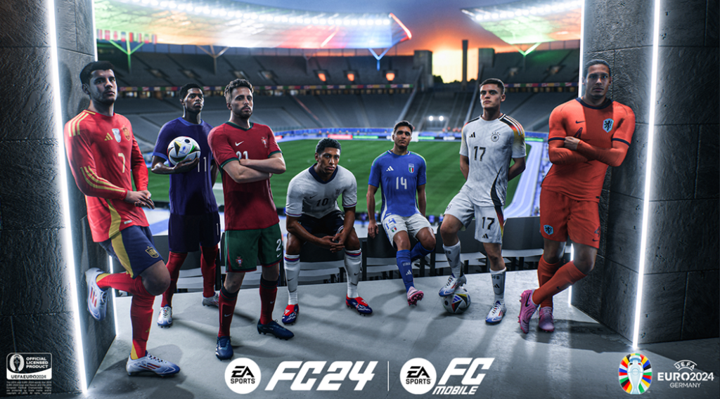 Imagine Joc UEFA EURO 2024, disponibil acum gratuit în EA SPORTS FC 24 și EA SPORTS FC Mobile | 2review.ro