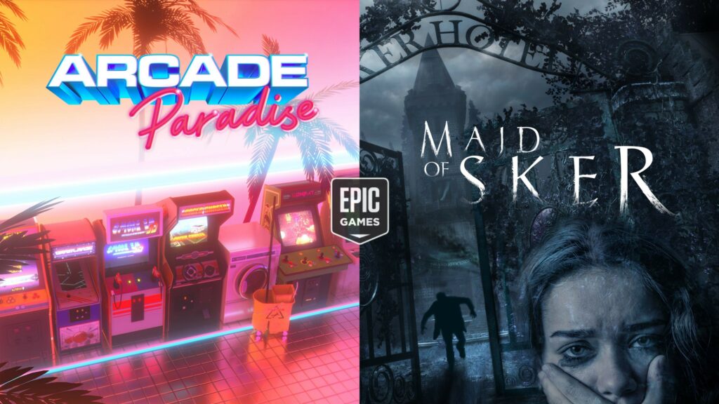 Imagine Joc Arcade Paradise și Maid of Sker, jocuri gratuite oferit de Epic Games Store | 2review.ro