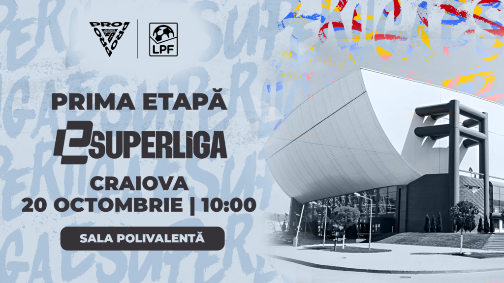Imagine Joc eSuperliga debutează pe 20 octombrie 2024, la Craiova | 2review.ro
