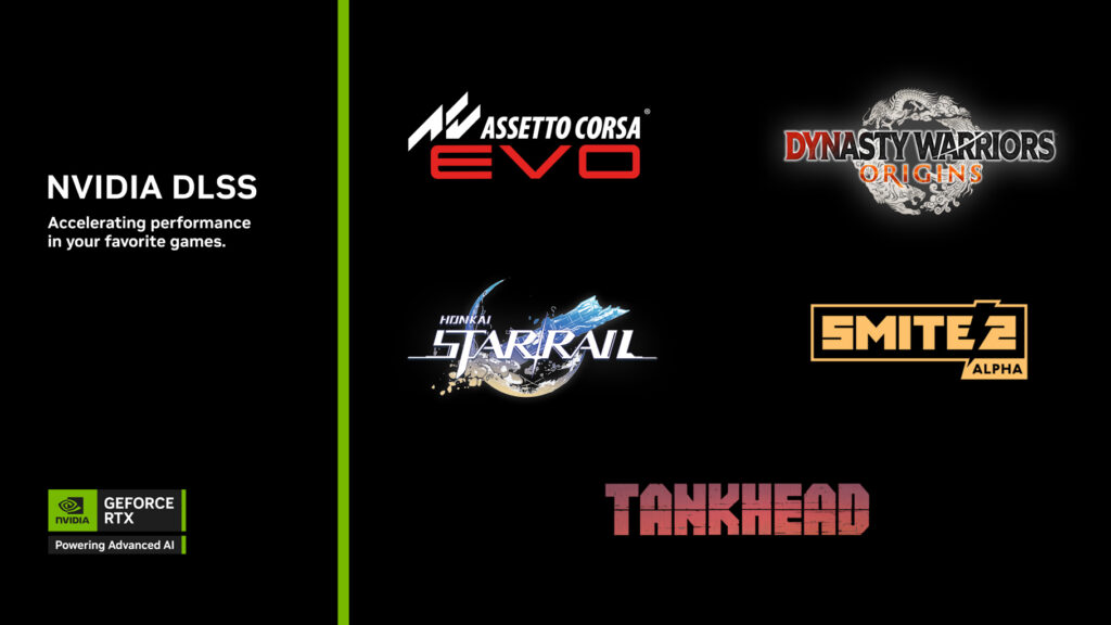 Imagine Joc Assetto Corsa EVO, Dynasty Warriors: Origins, Smite 2 și Honkai: Star Rail se lansează cu NVIDIA DLSS | 2review.ro