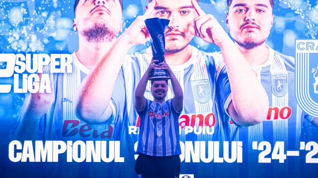 Imagine Joc Universitatea Craiova este campioană la EA SPORTS FC 25 în eSuperliga României | 2review.ro