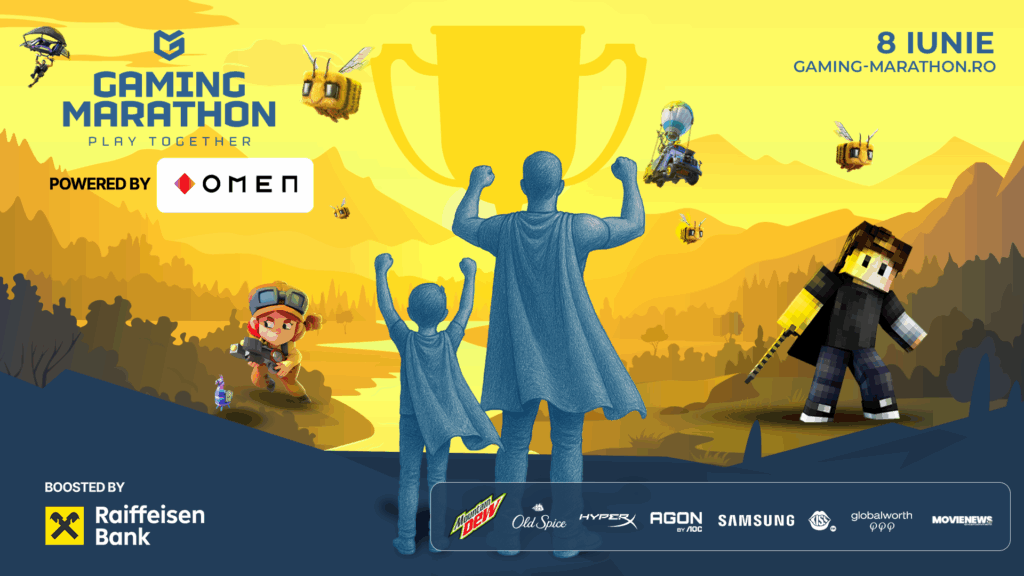 Imagine Joc Părinții și copiii lor își dau întâlnire în universul jocurilor video la Gaming Marathon | 2review.ro