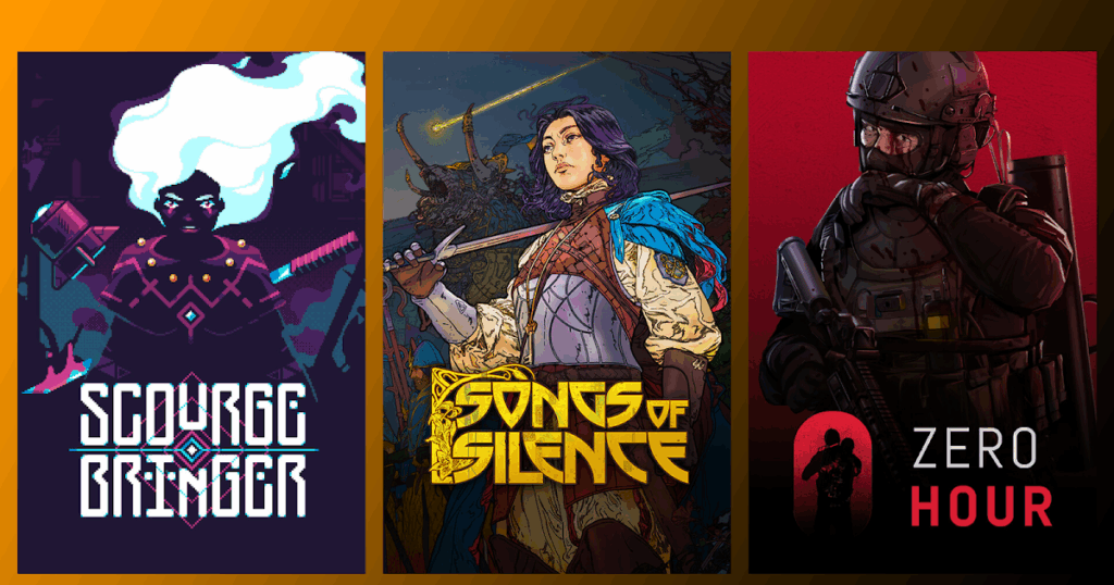 Imagine Joc Scourgebringer, Songs of Silence și Zero Hour, jocuri gratuite oferite de Epic Games Store | 2review.ro