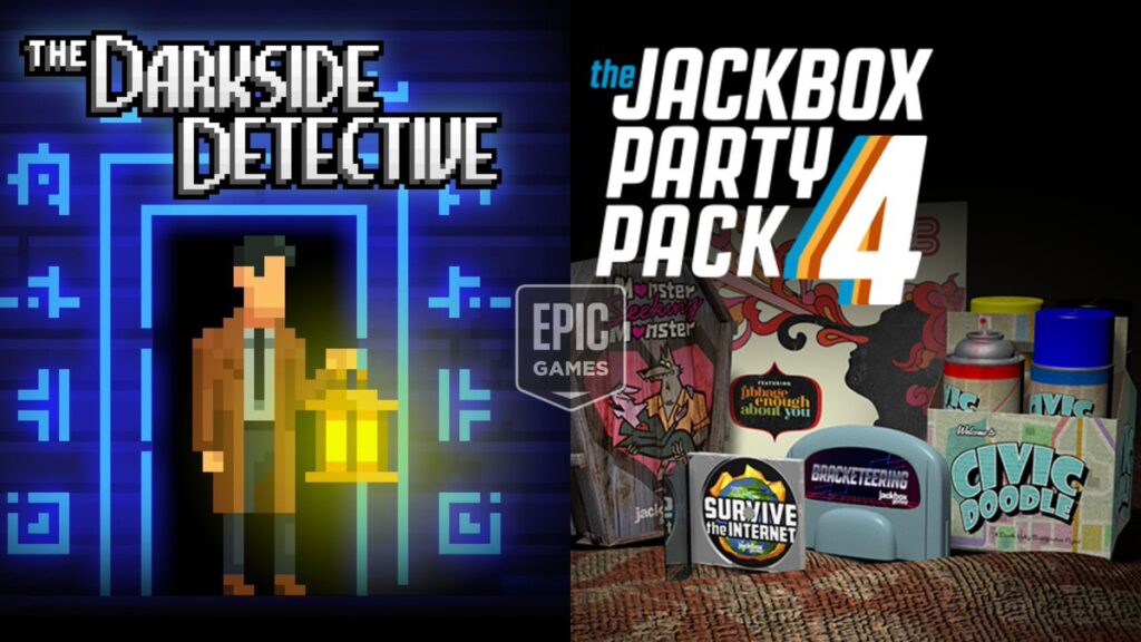 Imagine Joc The Darkside Detective și Jackbox Party Pack 4, jocuri gratuite oferite de Epic Games Store | 2review.ro