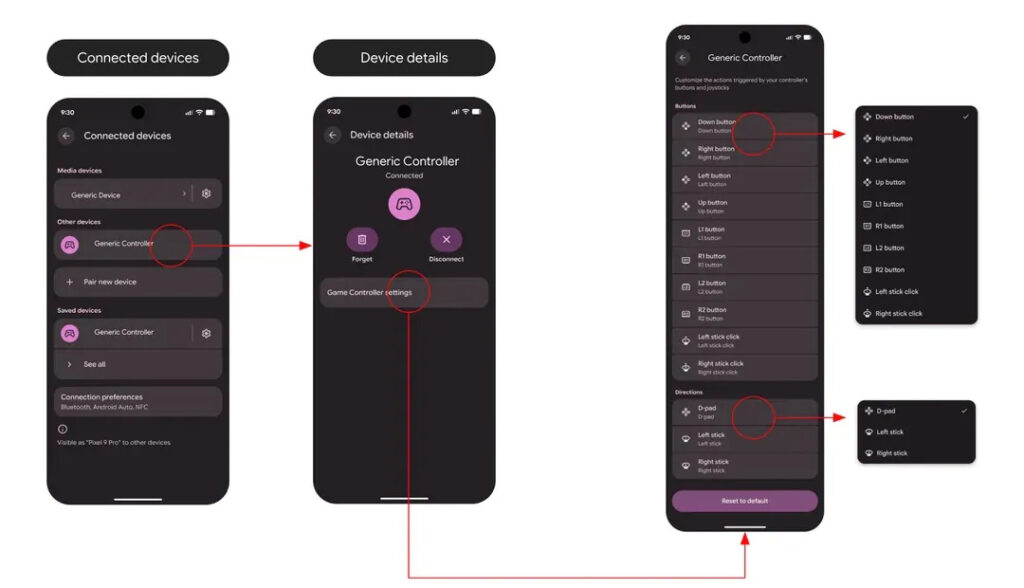 Imagine Joc Google adaugă posibilitatea de a reconfigura controller-ul în Android 17 | 2review.ro