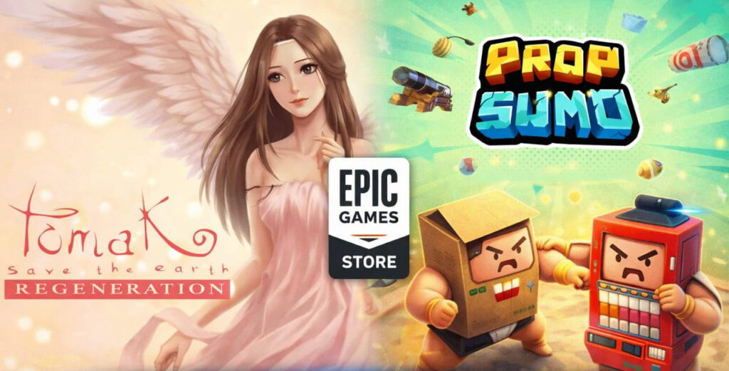 Imagine Joc TOMAK: Save the Earth Regeneration și Prop Sumo, jocuri gratuite oferite de Epic Games Store | 2review.ro