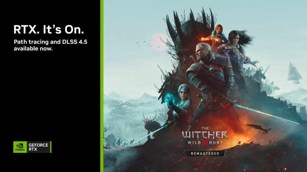 Imagine Joc The Witcher 3: Wild Hunt Remastered, disponibil acum cu Path Tracing și DLSS 4.5 Ray Reconstruction | 2review.ro
