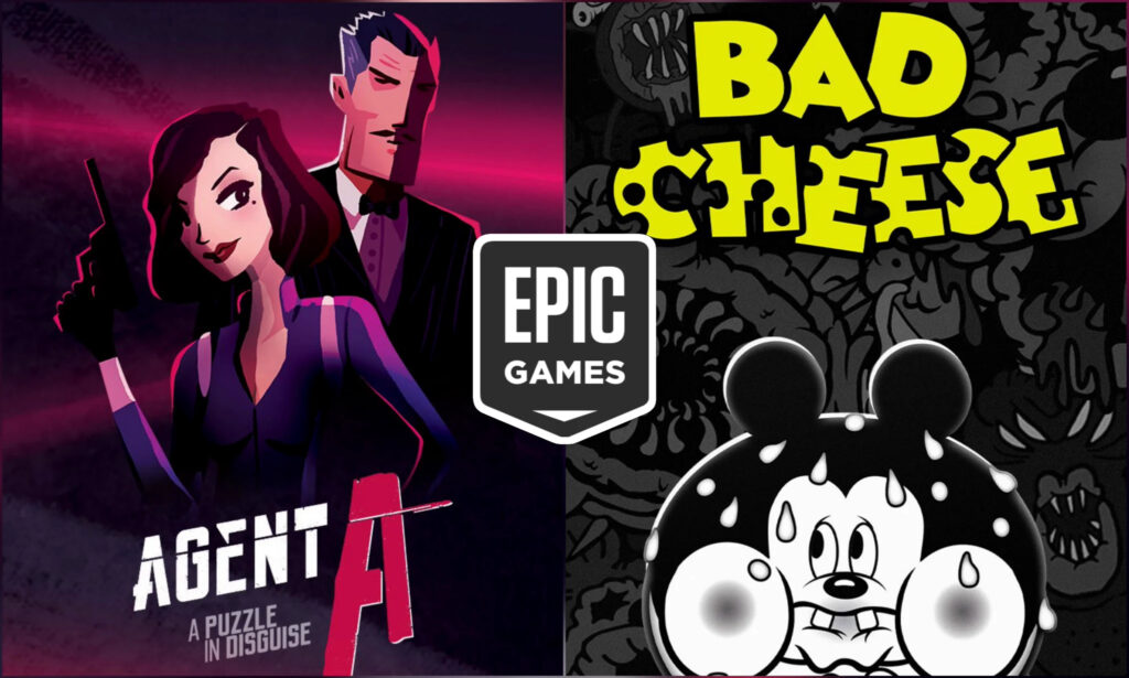 Imagine Joc Agent A și Bad Cheese, jocuri gratuite oferite de Epic Games Store | 2review.ro